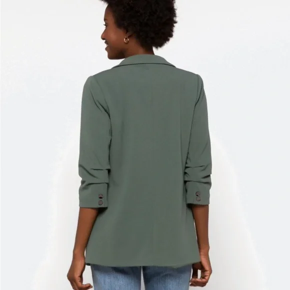 Skies Are Blue Longline Blazer - Picture 2 of 7